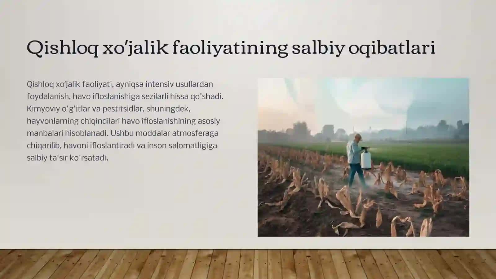 Havoning ifloslanishiga taʼsir etuvchi omillar 3