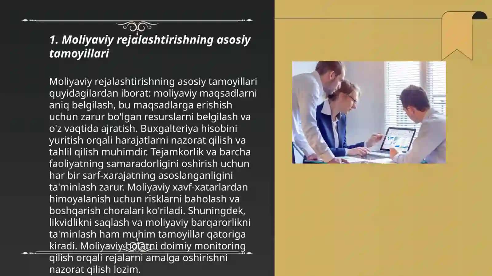 Moliyaviy rejalashtirish va prognozlashtirish 3