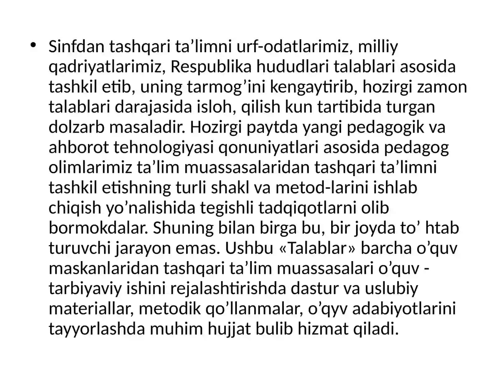Sinfdan va maktabdan tashqari tarbiyaviy ishlarni rejalashtirish 3