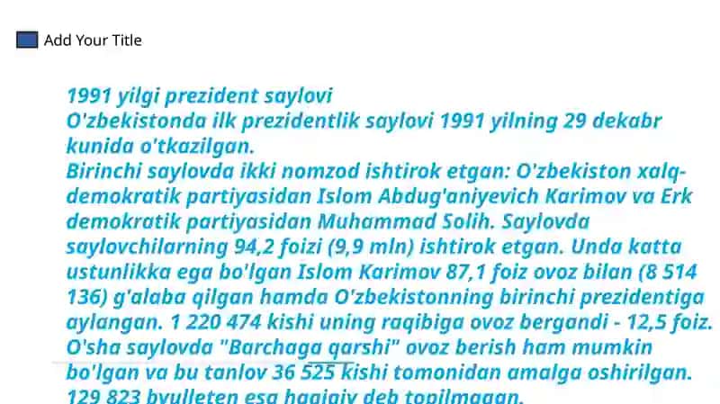 1991 yilgi prezident saylovi 3