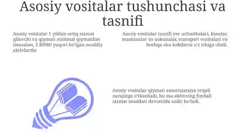 Asosiy vositalarhisobi 3