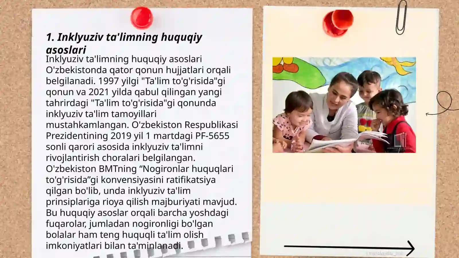 Inklyuziv ta'limning huquqiy meyoriy asoslari 3