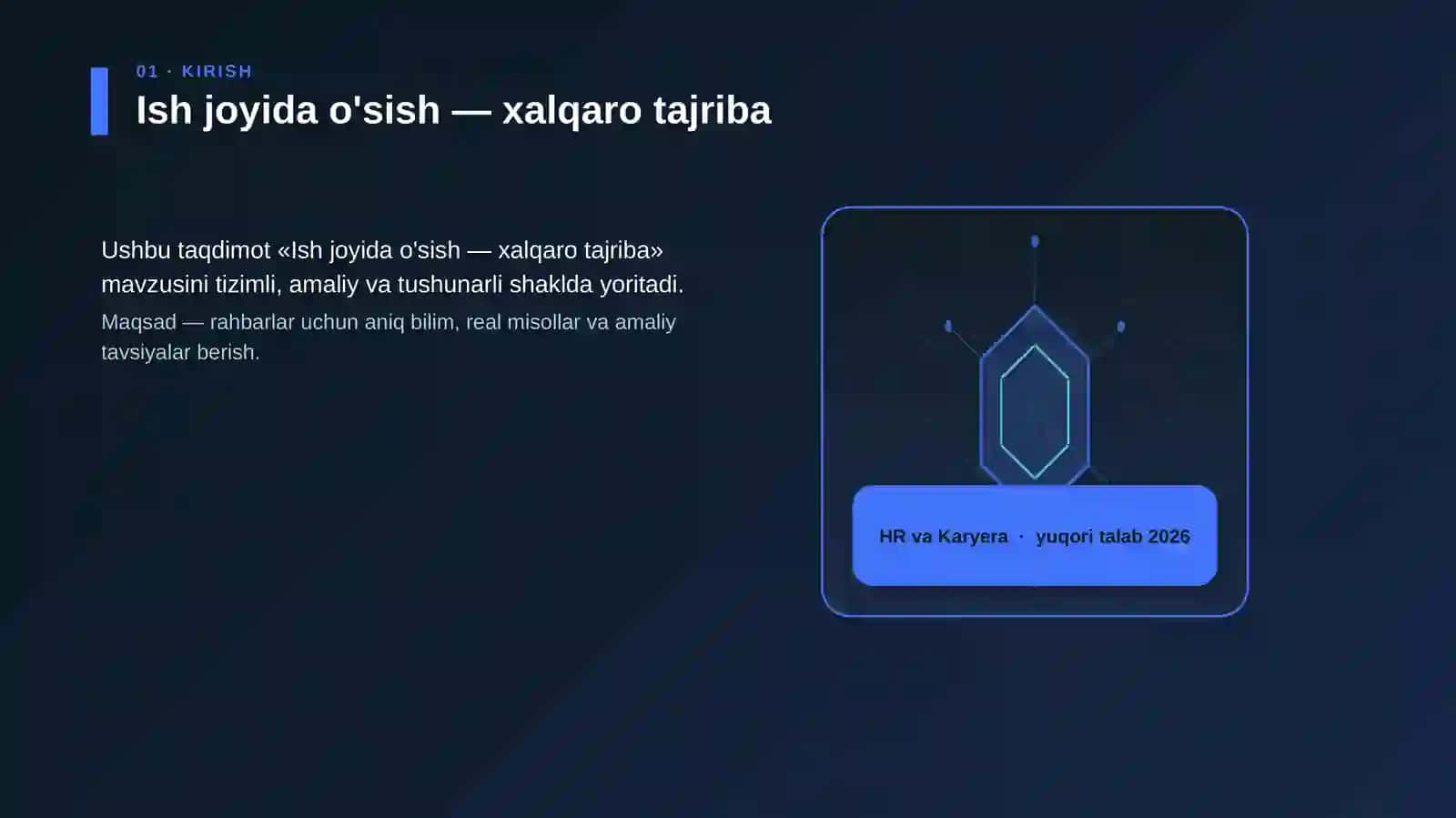 Ish joyida o'sish — xalqaro tajriba 3