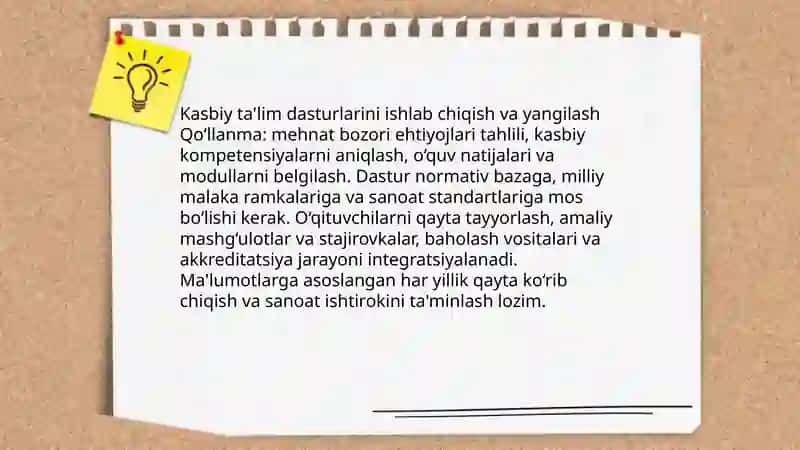 Kasbiy ta'lim mazmuni va texnologiyalari 3