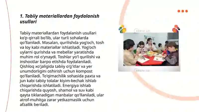 Tabiat materiallaridan korgazmalar tayyorlash 3