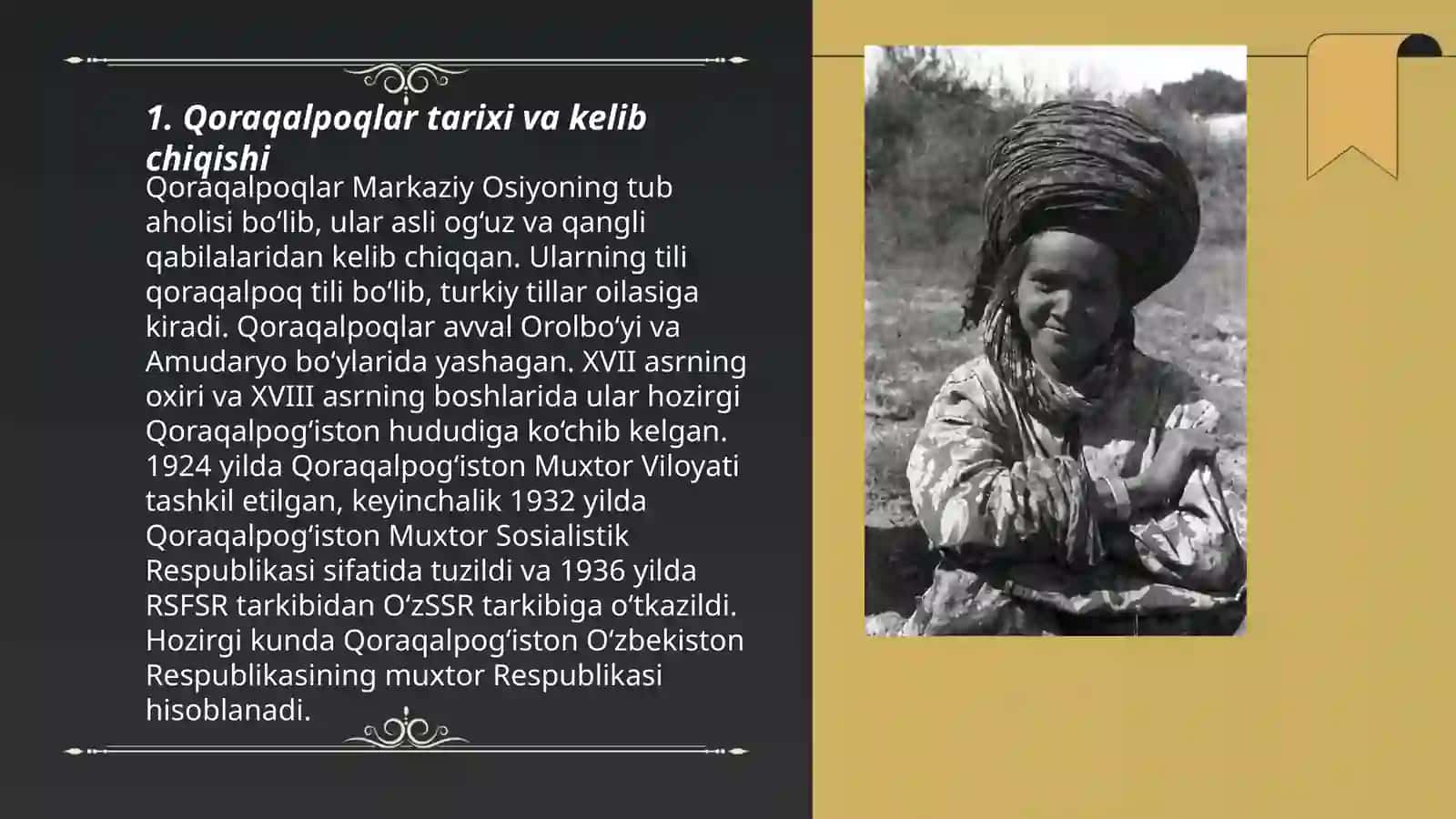 Qoraqalpoqlar tarixi va kelib chiqishi 3