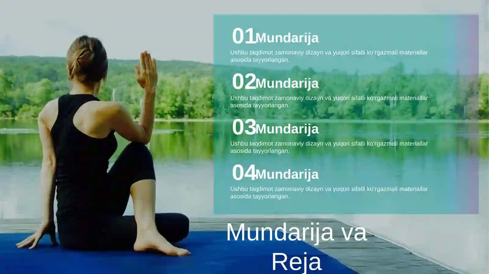 Yoga va Ruhiy Salomatlik Taqdimoti (43 Slayd) 3