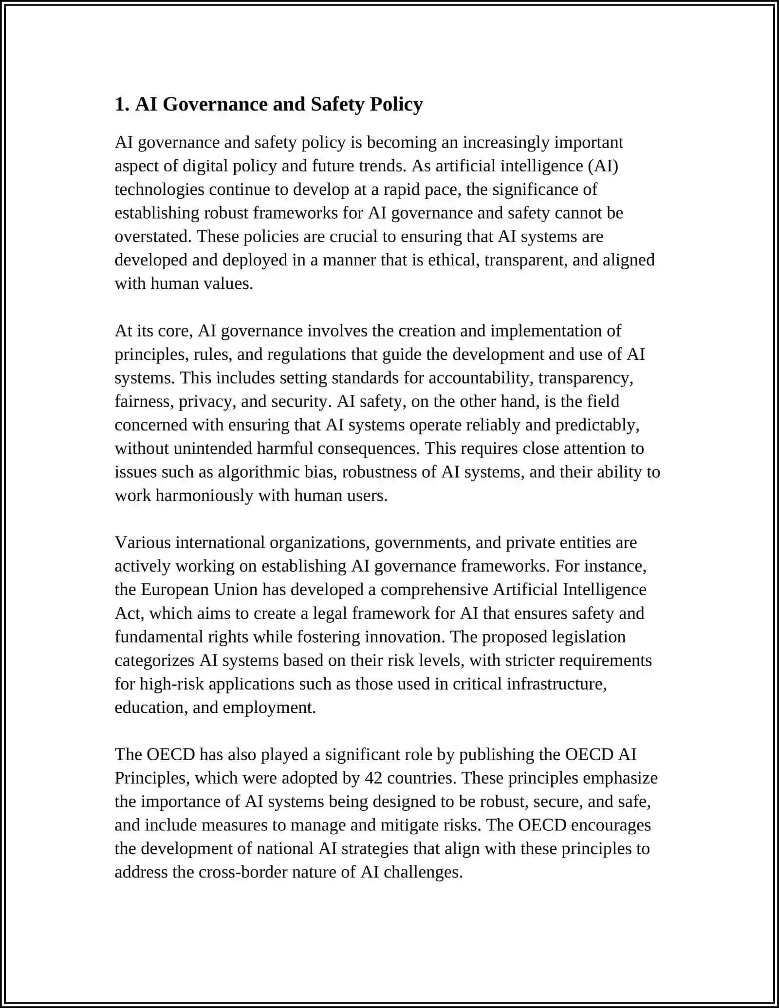 DIGITAL POLICY AND FUTURE TRENDS 3