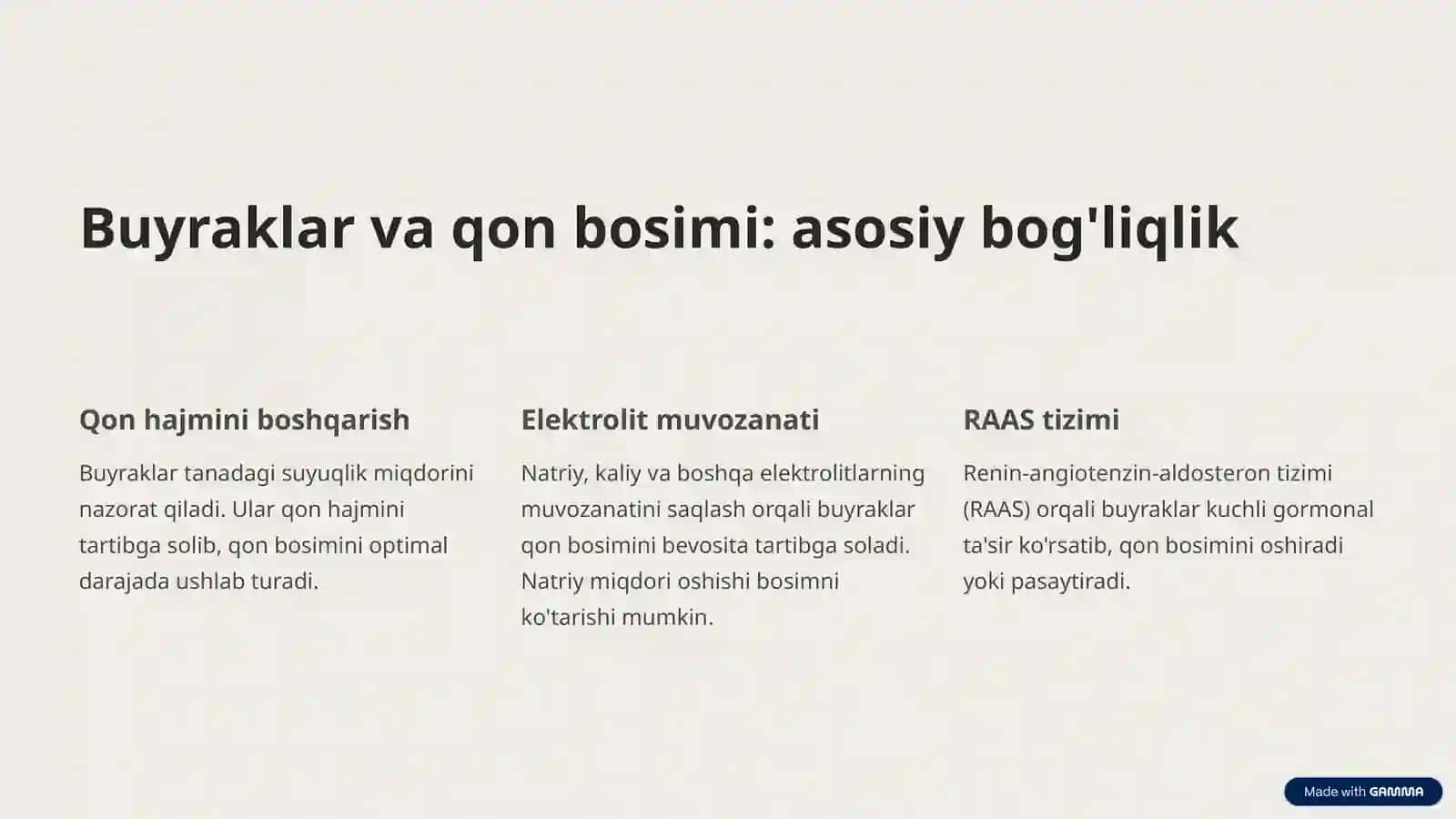 Buyraklarning arterial bosim boshqaruvidagi roli 3