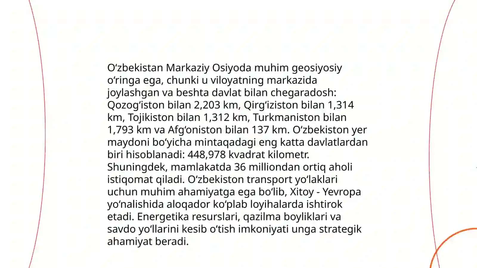 O‘zbekiston Markaziy Osiyodagi tinchlik va barqarorlikni ta‘minlashdagi o‘rni 3
