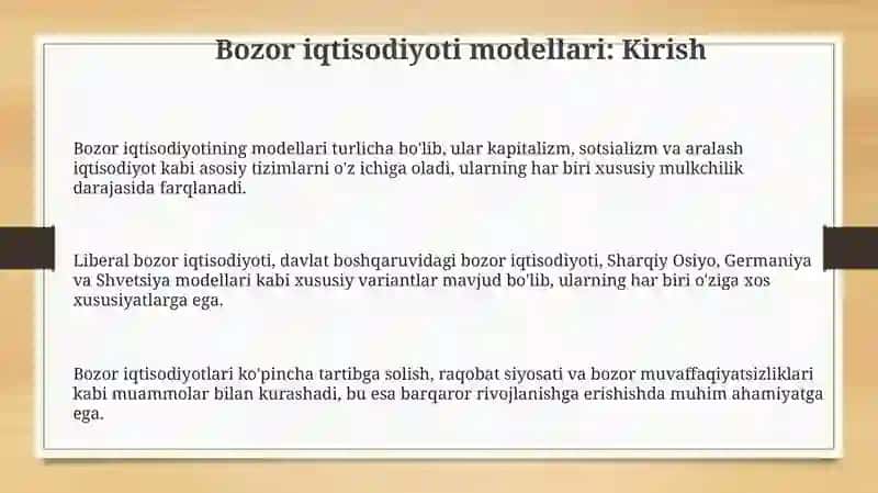 Bozoriqtisodiyotimodellari 3