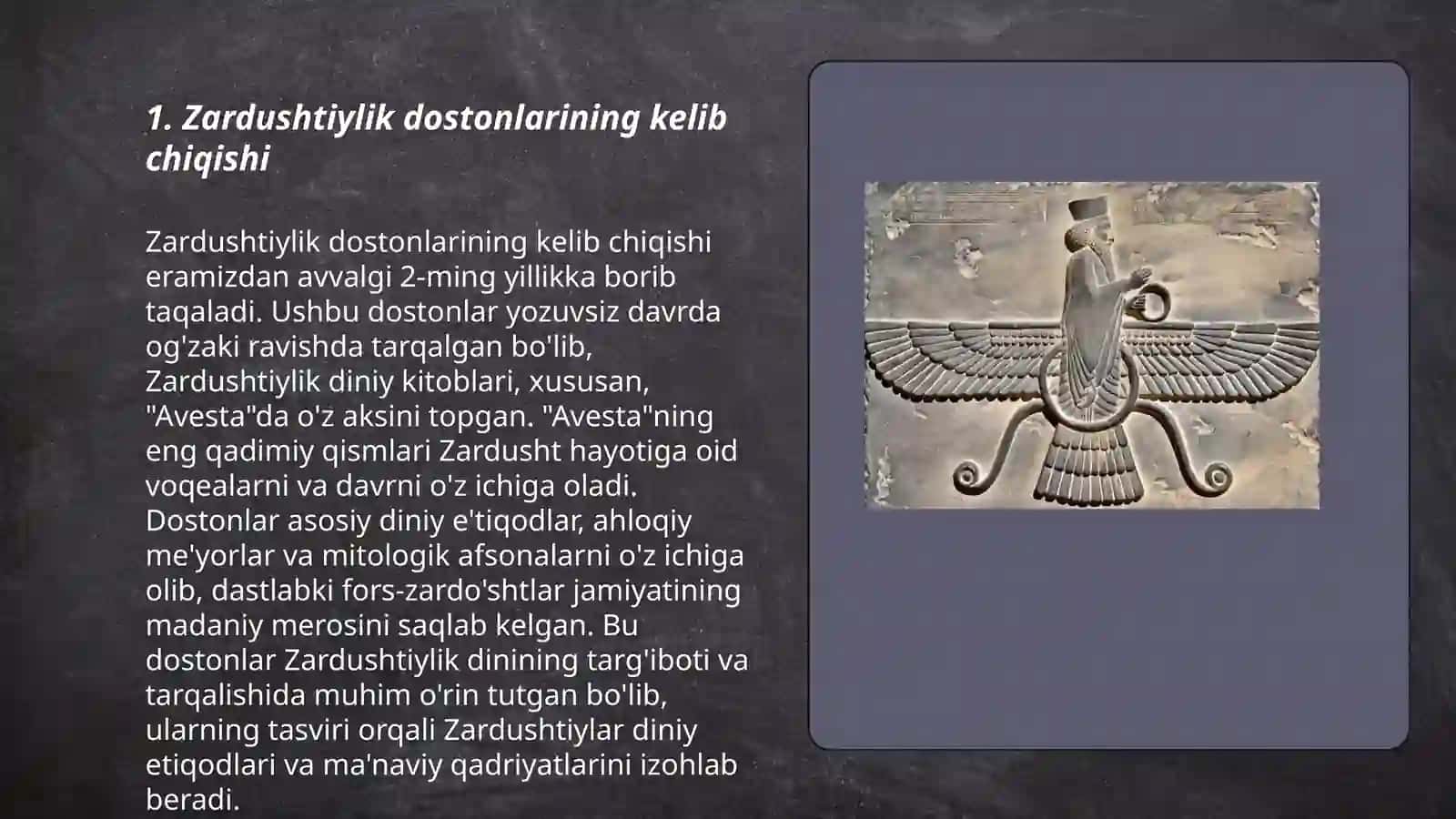 Zardushtiylik dinining vujudga kelishi 3