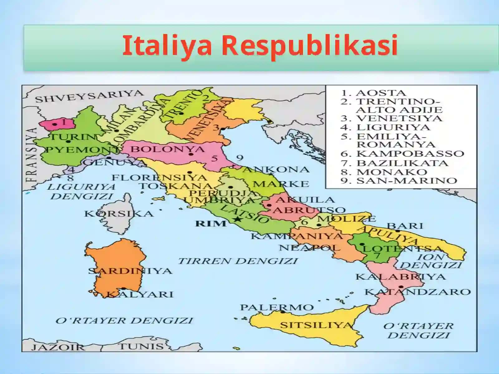 1991–2017-yillarda Italiya, Osiyo, Afrika va Lotin Amerikasi mamlakatlari siyosiy, ijtimoiy-iqtisodiy rivojlanishining asosiy yo`nalishlari 3