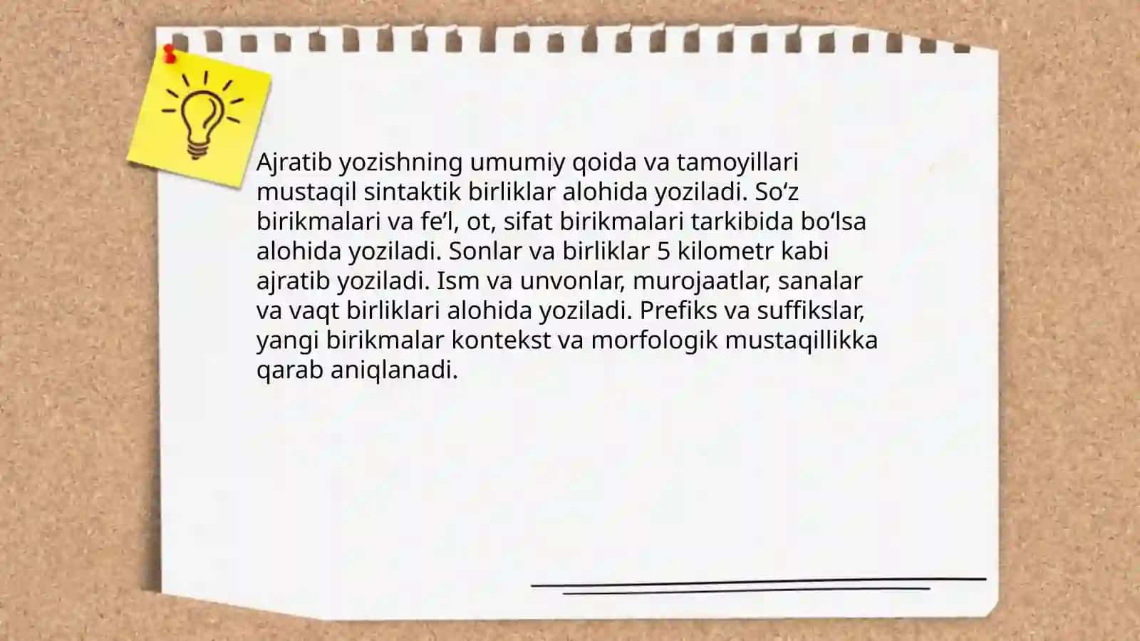 O'zbek-lotin alifbosining imlo qoidalari 3