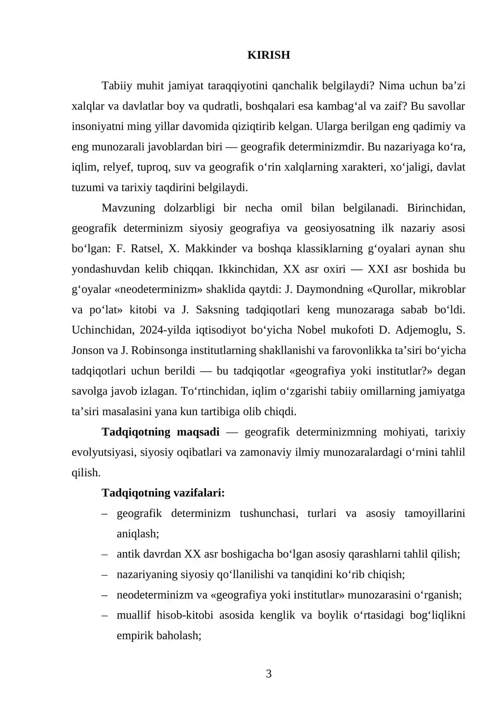 geografik determenizm 3