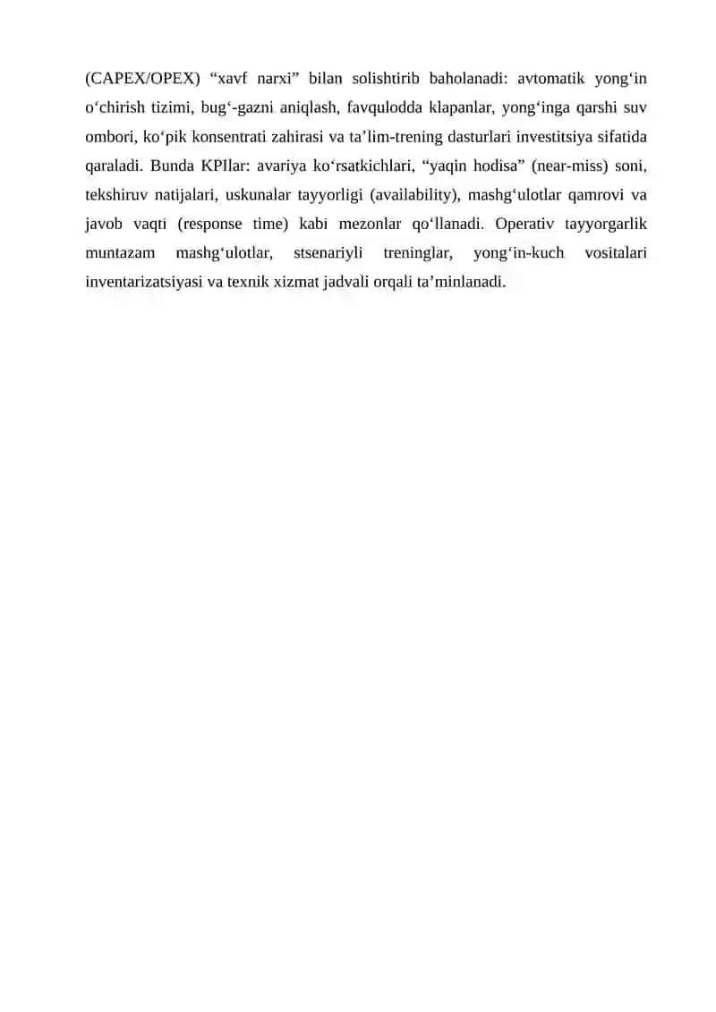 Kimyo Sanoatida Yong'in Xavfliligi va Yong'in Sinflari 3