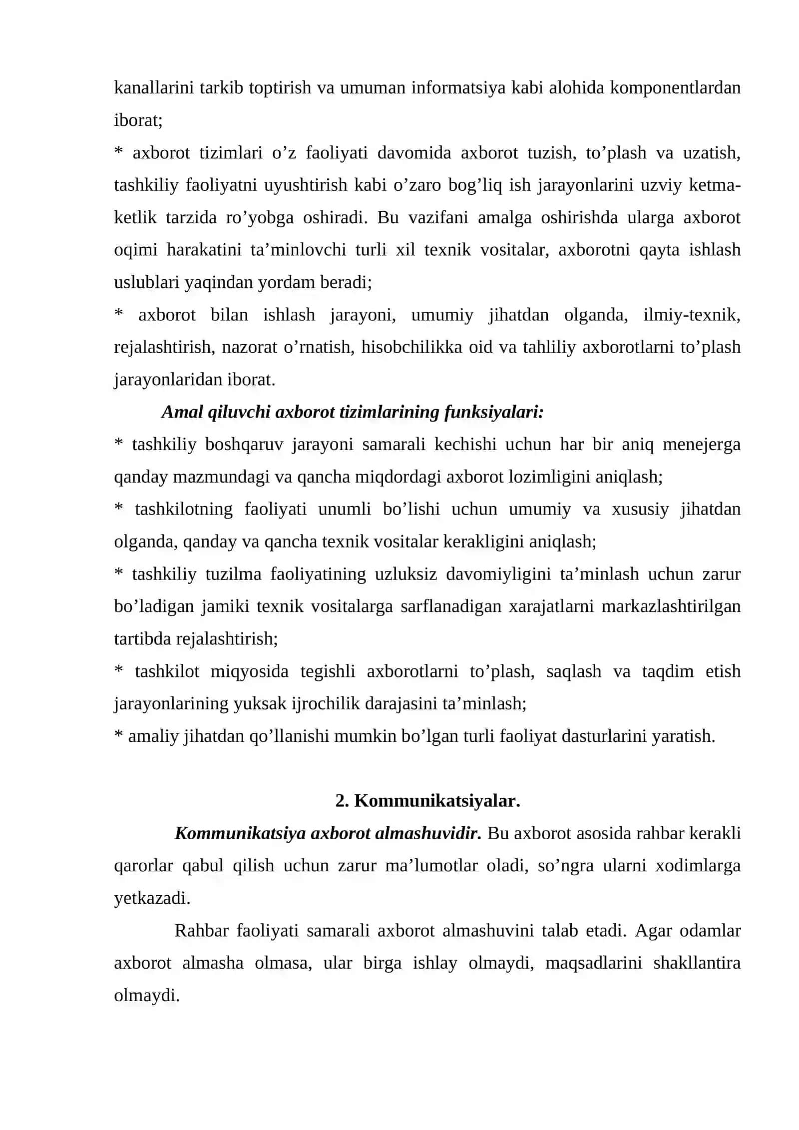 Menejmentda axborotlar tizimi ahamiyati 3