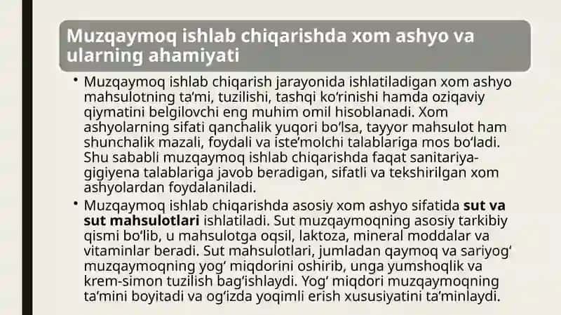 Muzqaymoqishlabchiqarishtexnologiyasi 3