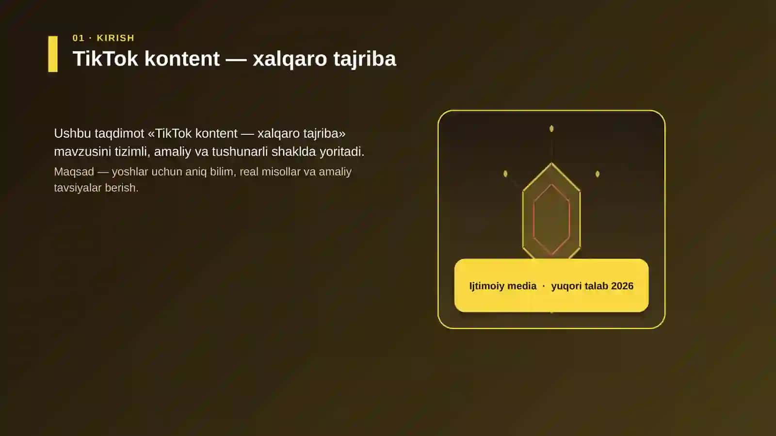 TikTok kontent — xalqaro tajriba 3