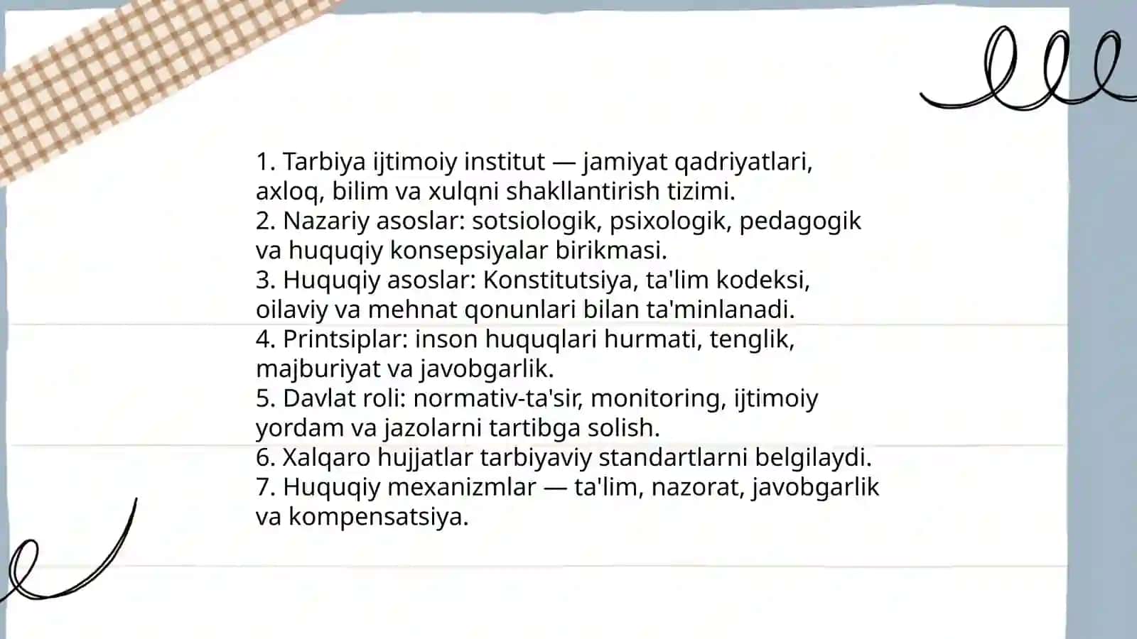 Tarbiya ijtimoiy institut sifatida Akbaraliyeva maftuna 3
