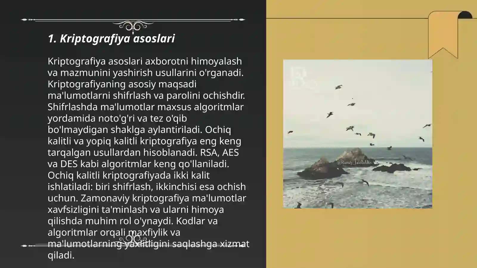 Kriptografiya asoslari 3