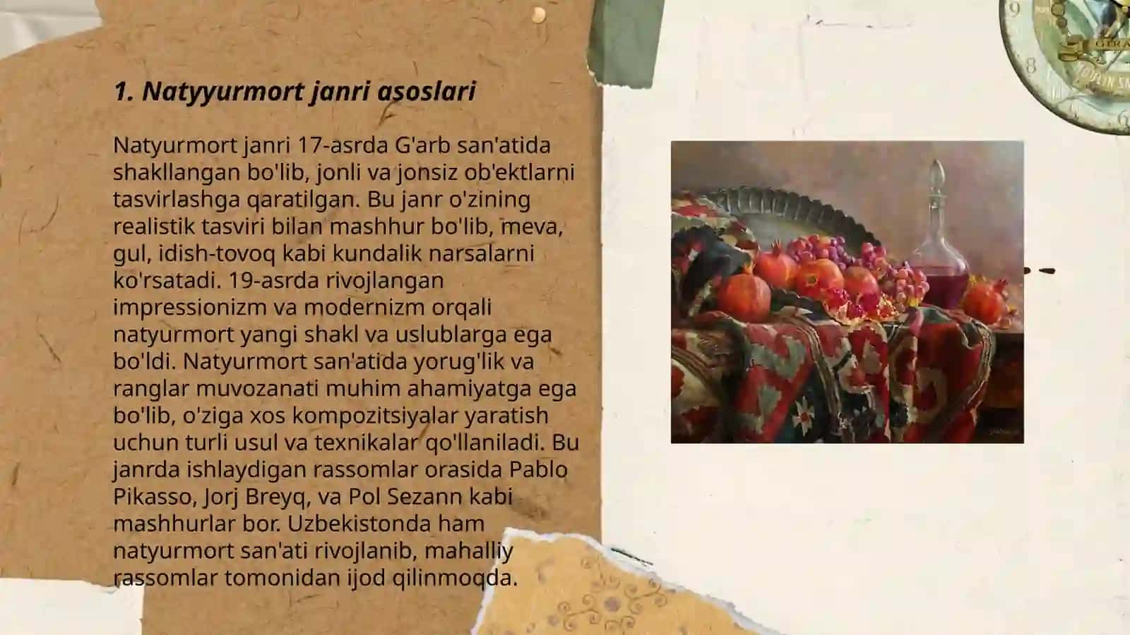 Natyurmort janrida rasim chizish texnologiyalari 3