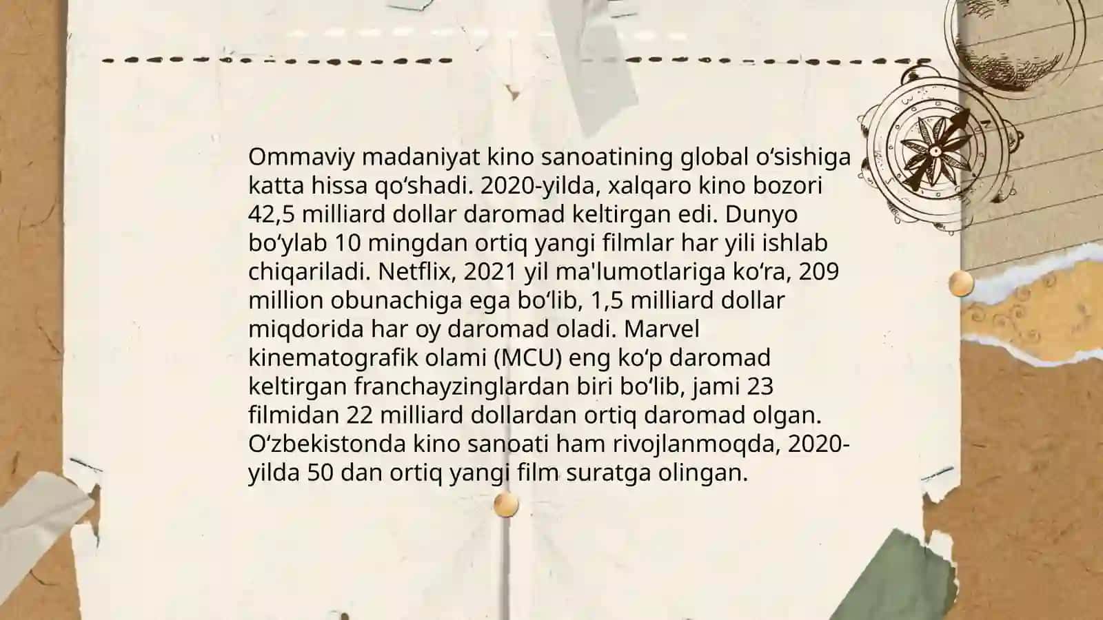 Filmlar "Ommaviy madaniyat" 3
