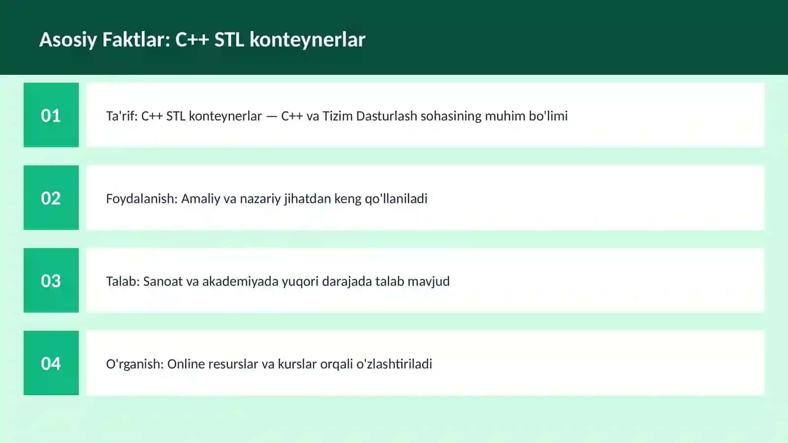 C++ STL konteynerlar 3