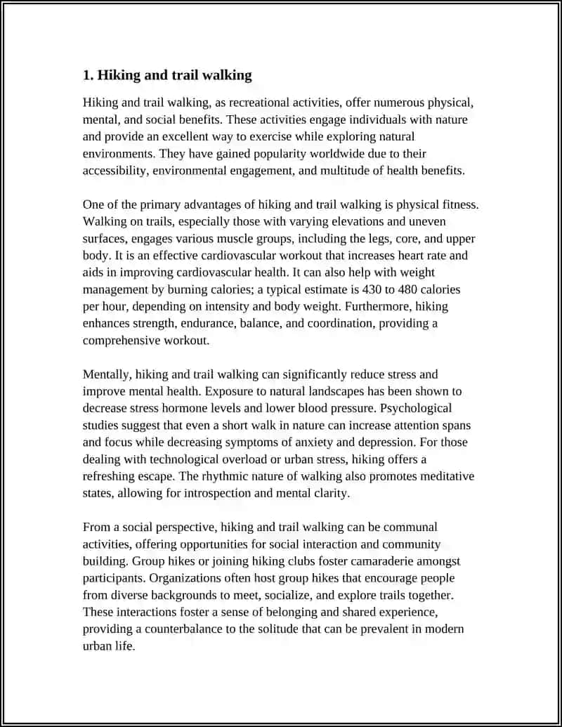 Theme: RECRETIONAL ACTIVITIES 3