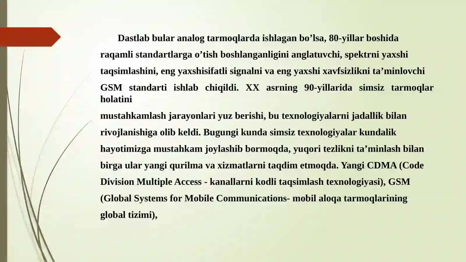 Simsiz tarmoq texnologiyalari 3