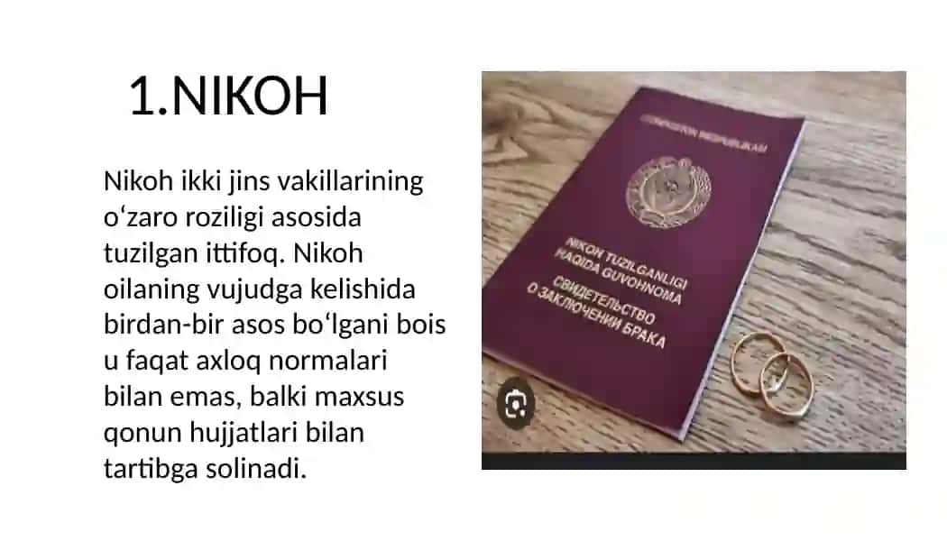 Nikox va oila munosabatlari 3