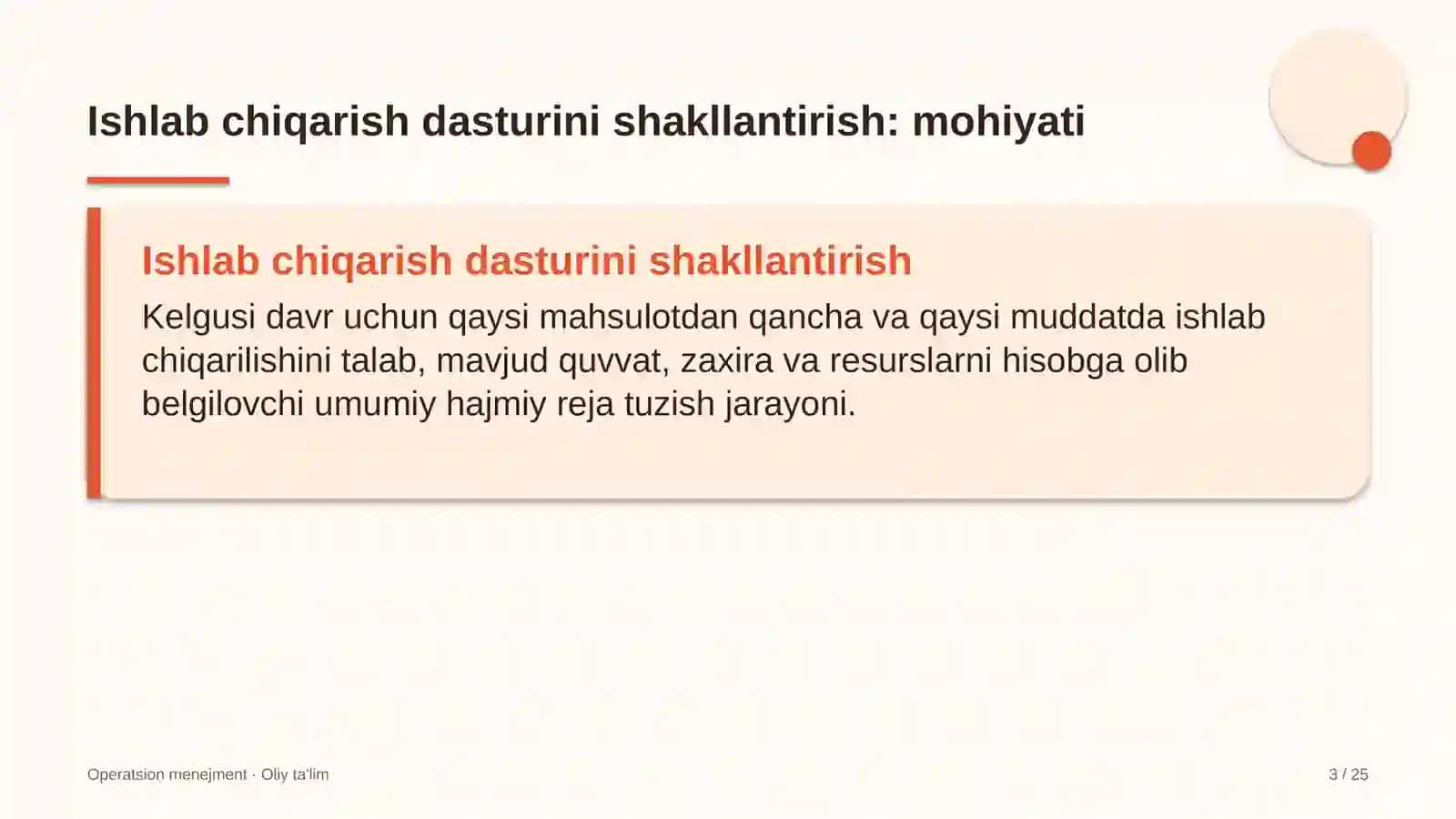 Aviachipta sotish agentliklarida ishlab chiqarish dasturini shakllantirish 3