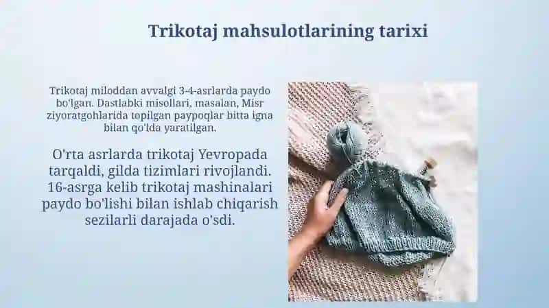 Trikotaj Mahsulotlari 3