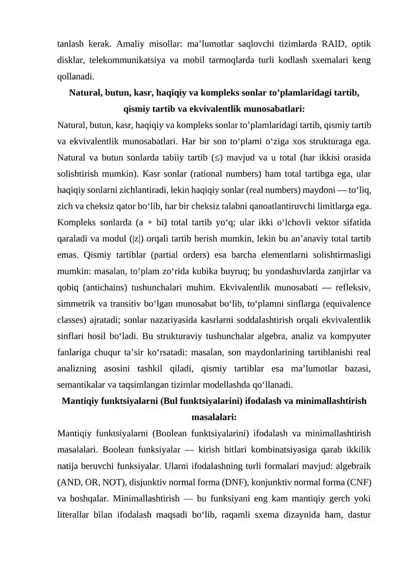Algoritmik modellar 3