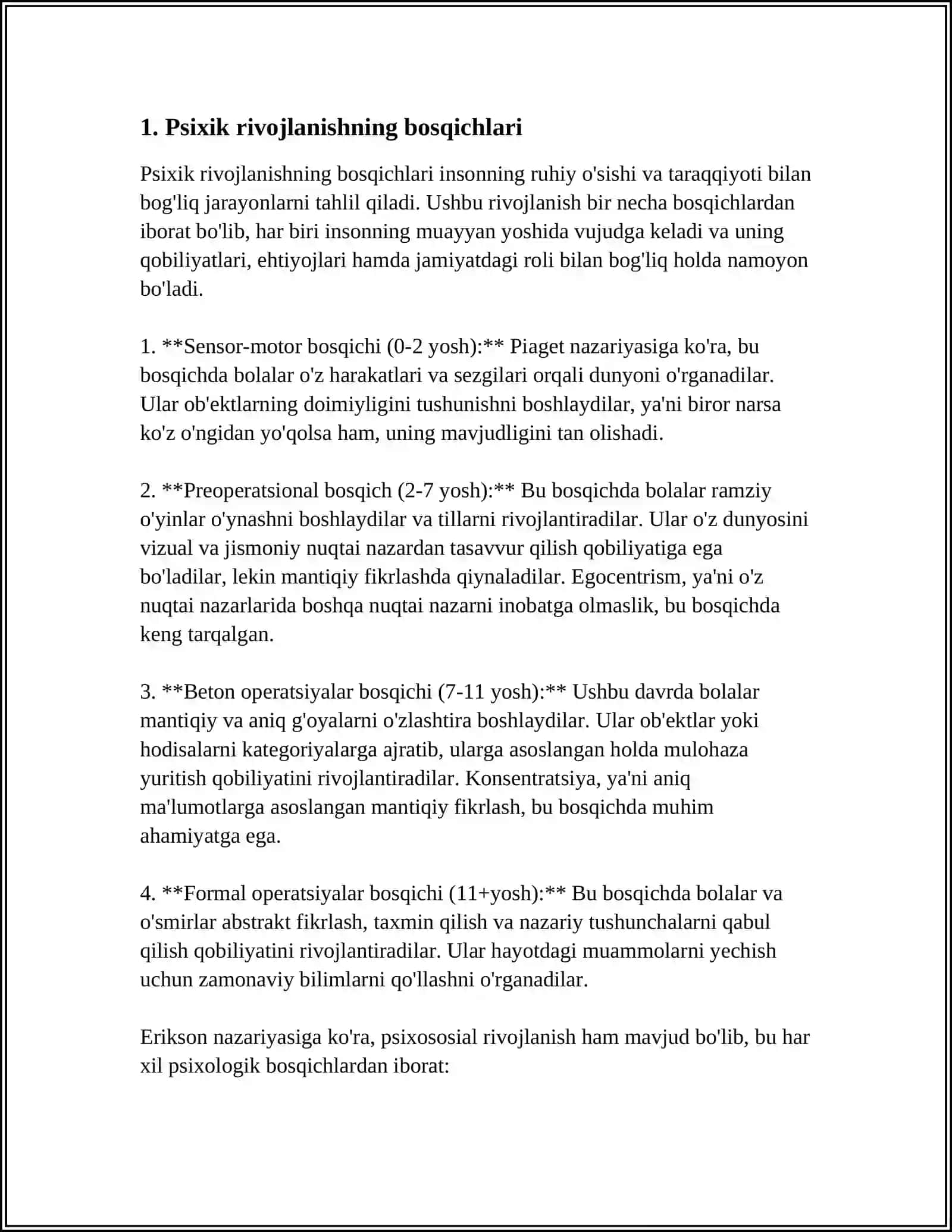 PSIXIK RIVOJLANISHNING ASOSIY QONUNIYATLARI 3
