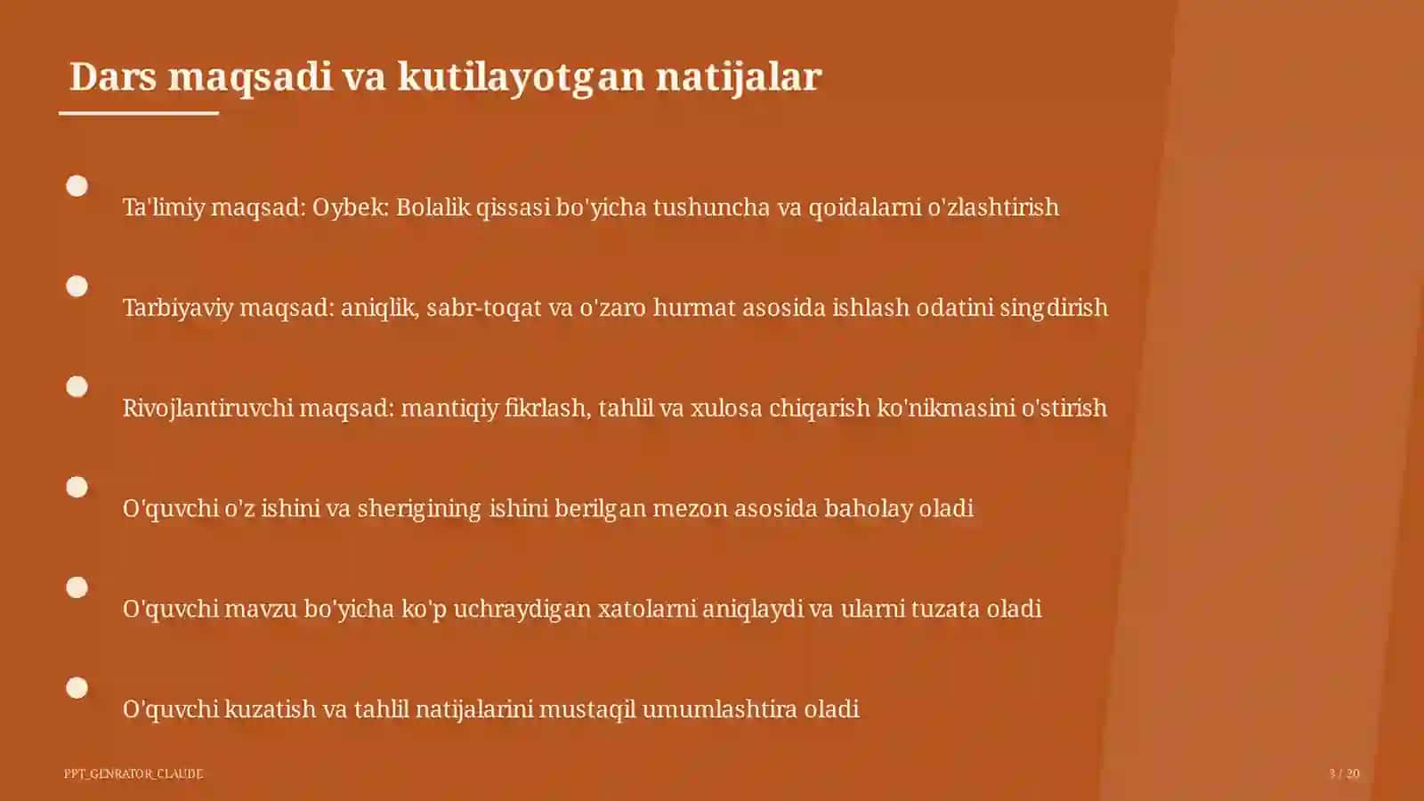 Oybek: Bolalik qissasi (6-sinf) 3