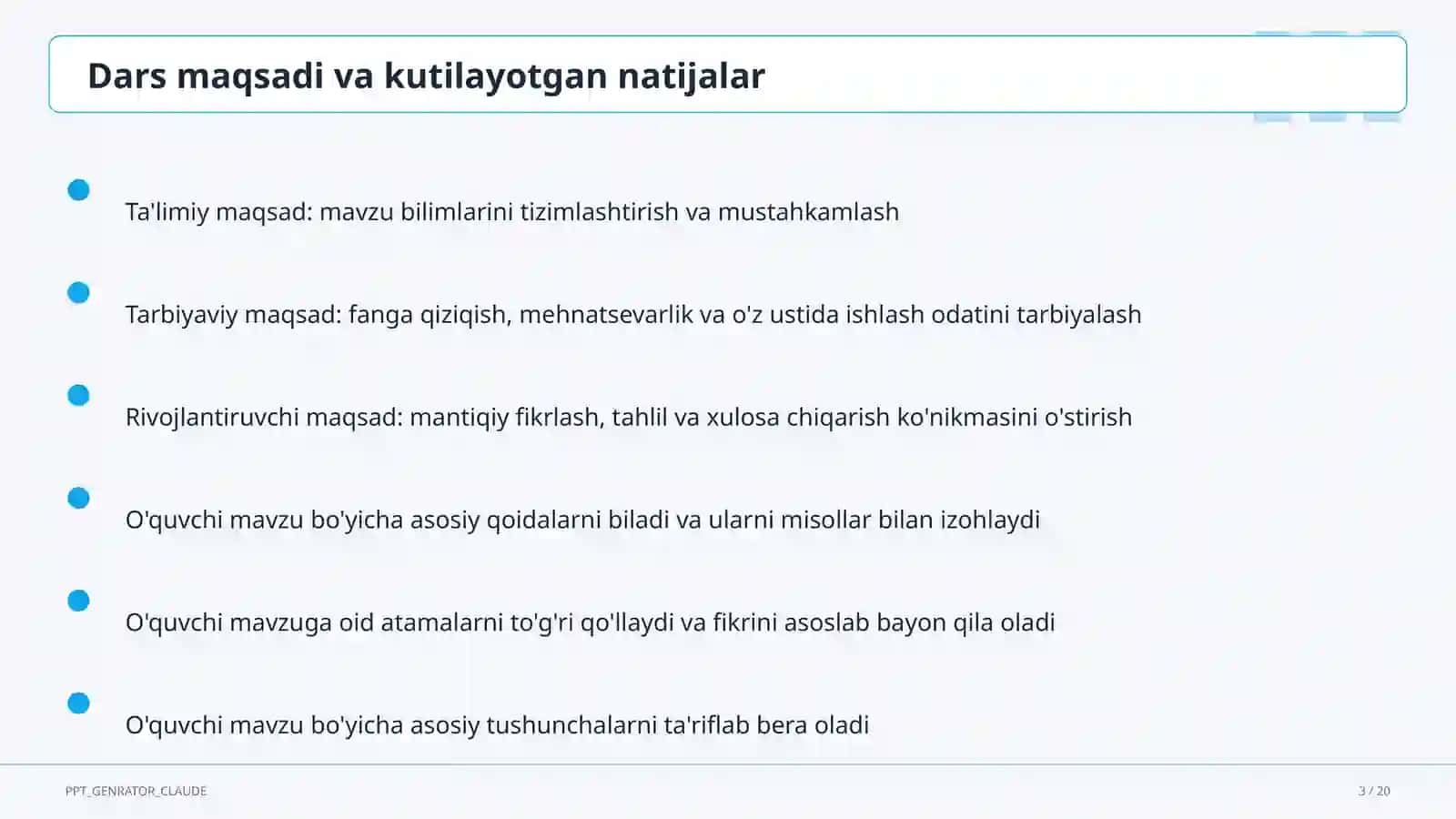 Informatika va axborot texnologiyalari (5–11) — metodik birlashma uchun 3