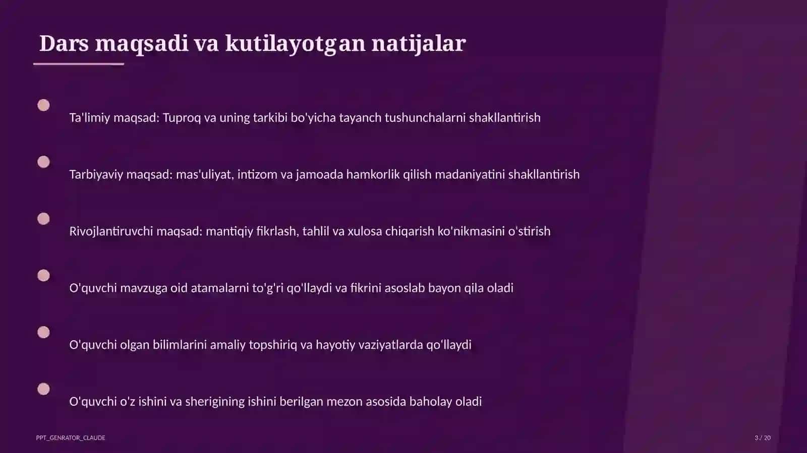 Tuproq va uning tarkibi (2-sinf) 3