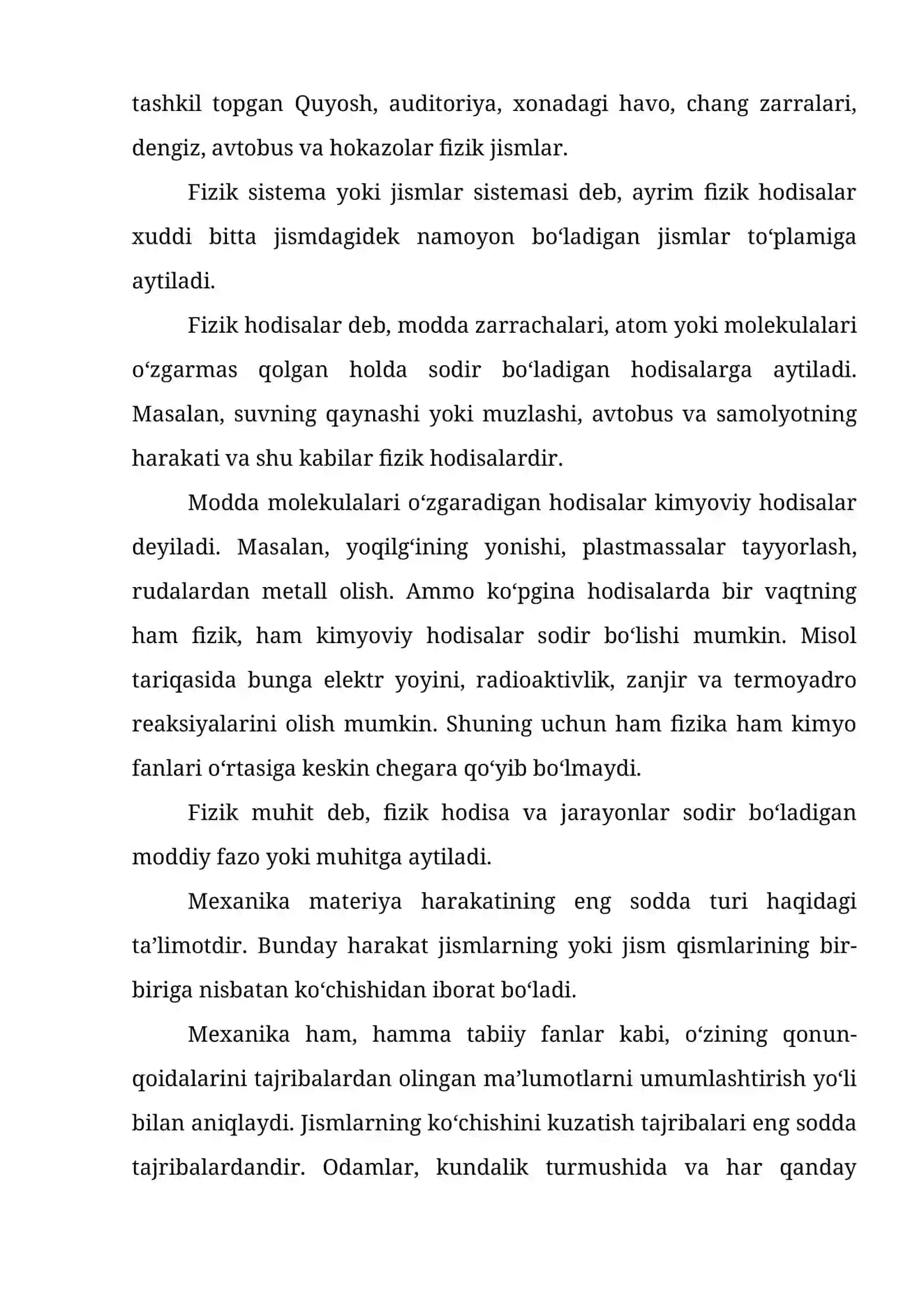 Mexanika harakatning kinematik va dinamik tavsifi 3