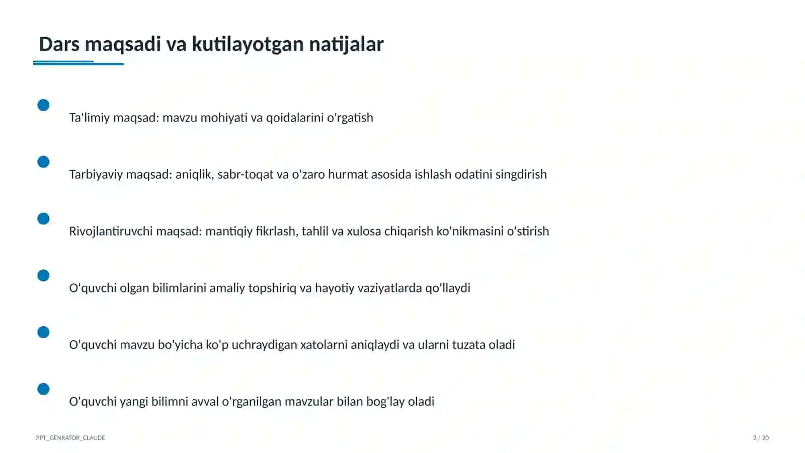 Inklyuziv ta'lim: alohida ehtiyojli o'quvchilar bilan ishlash usullari 3