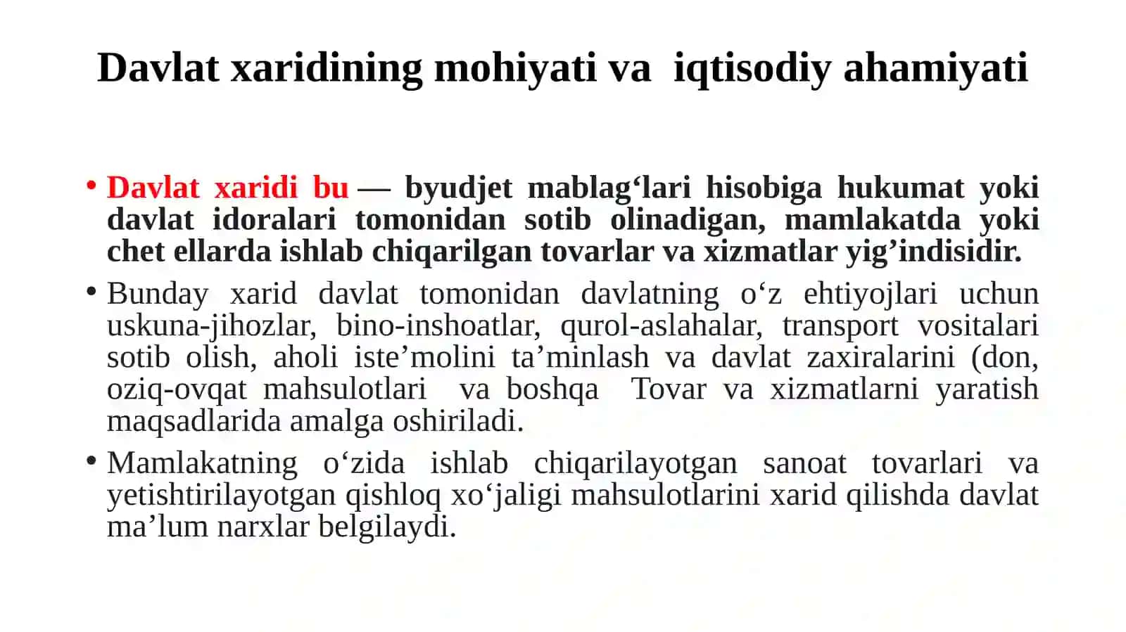 Davlatxaridi faoliyatining mohiyati va ahamiyati 3