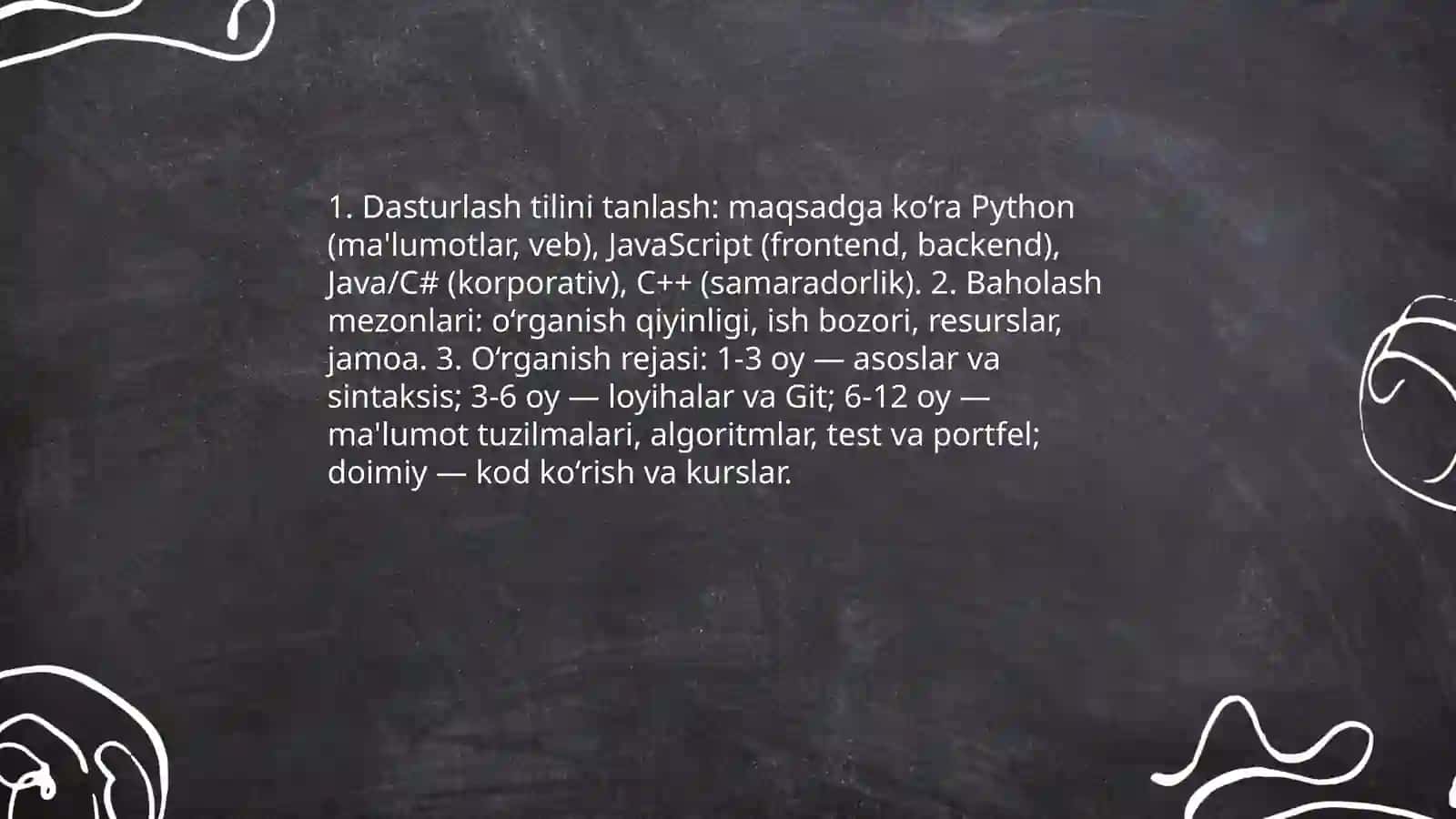 Men dasturchi bòlaman 3