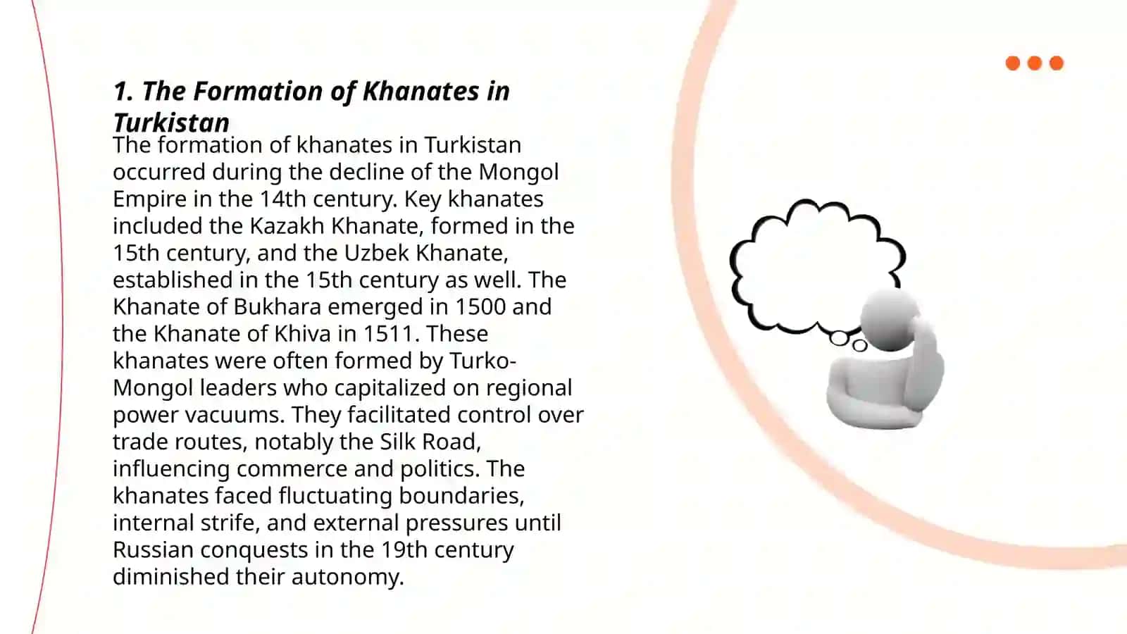Turkistan division into khanates 3