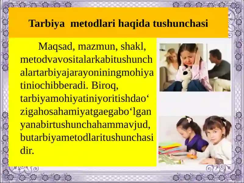 Tarbiyaning umumiy metodlari 3