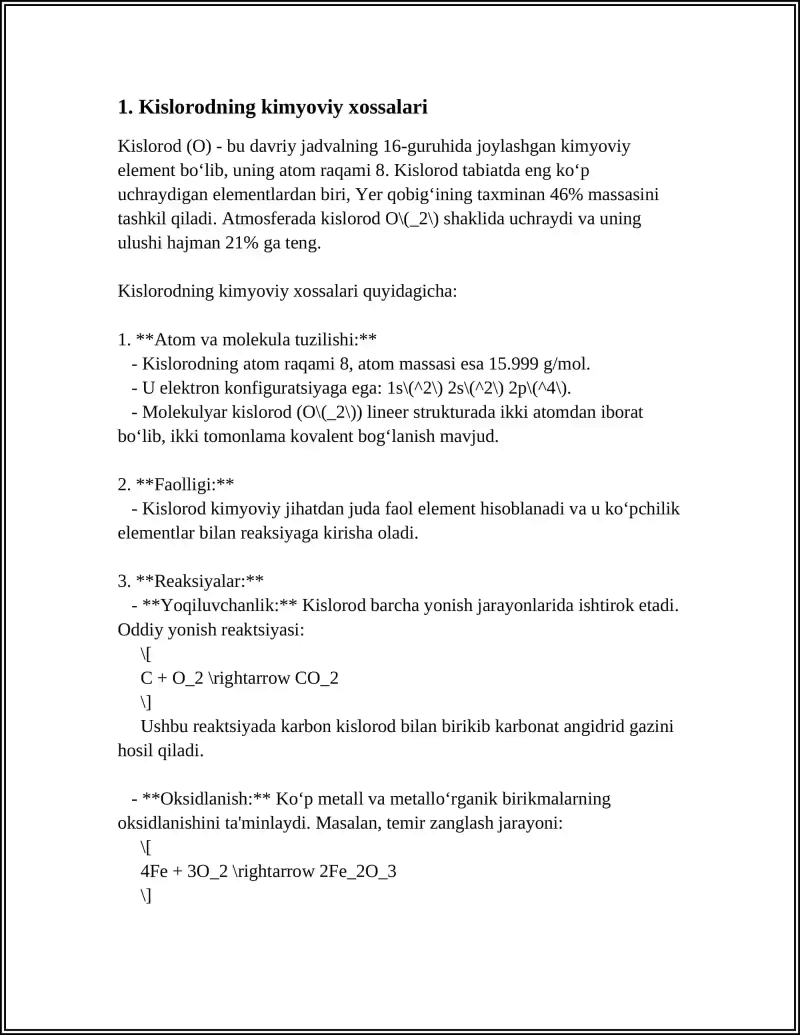 Kislorod 3