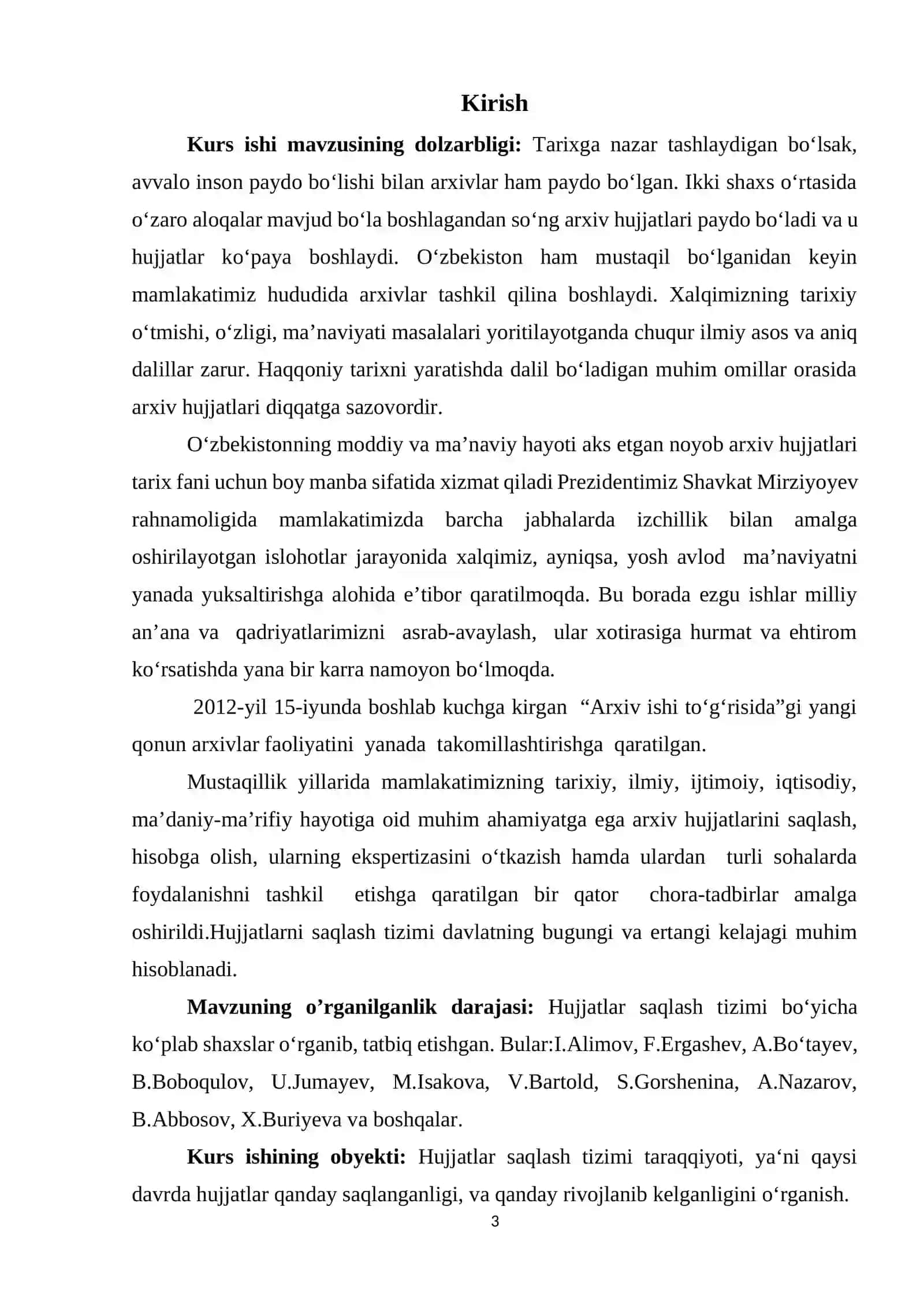 HUJJATLAR SAQLASH TIZIMI TARAQQIYOTI VA TAVSIFI 3