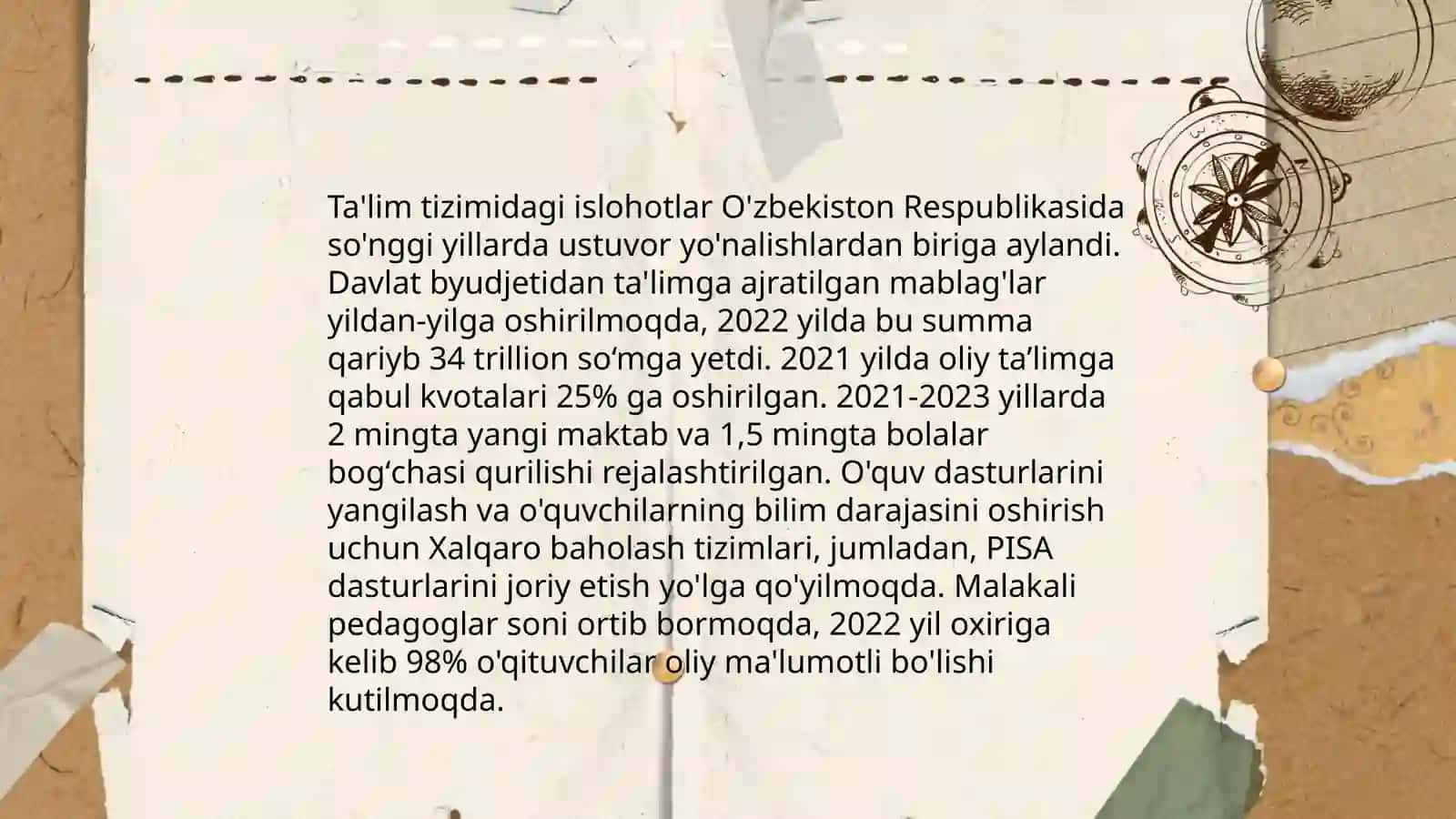 Ta'lim tizimidagi islohotlar 3