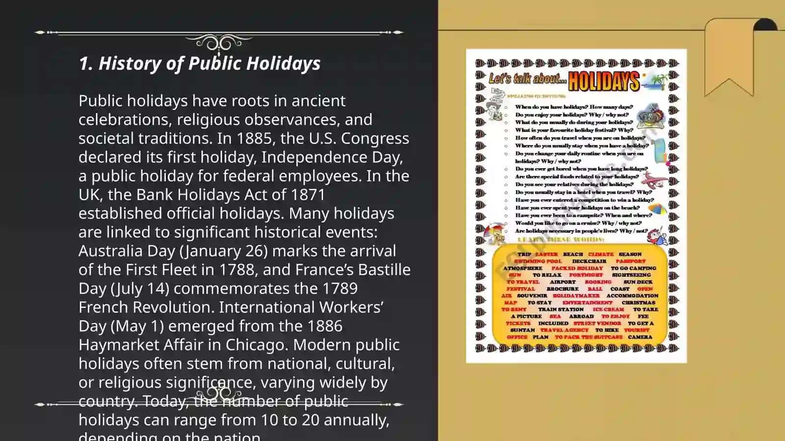 History of Public Holidays 3