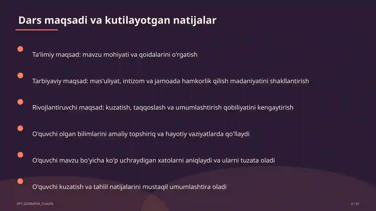 Diagramma va jadvallar bilan ishlash (4-sinf) 3