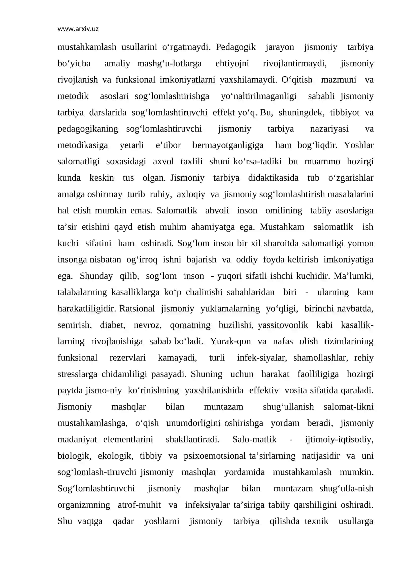 Valeologiya kursining tuzilishi 3